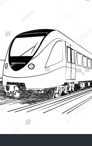 Раскраска поезд Ласточка