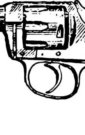Раскраска револьвер Наган