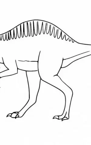 Раскраски динозавры Спинозавр