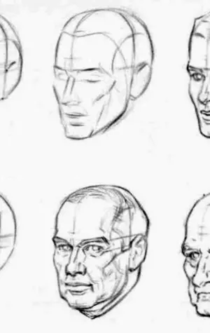 Рисование головы человека
