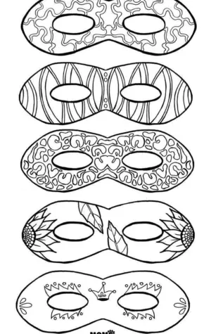 Рисование карнавальных масок