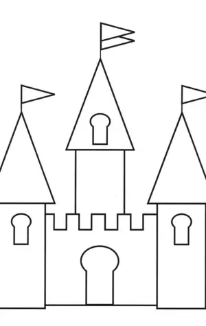 Рисование сказочный дворец