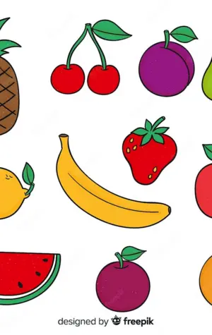 Рисунки фруктов