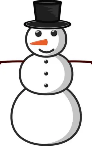 Снеговик без шарфа