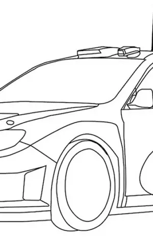 Subaru Impreza WRX раскраска