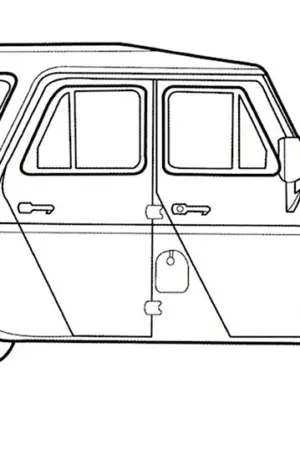 УАЗ-469 внедорожник раскраска