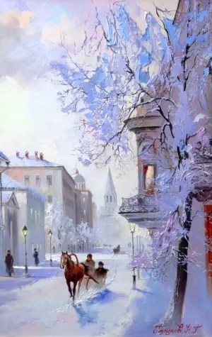 Владимир Клемазов картины зима