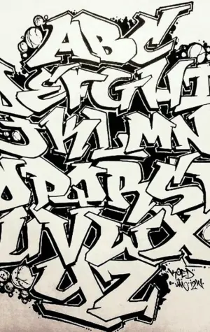 Альфабет граффити