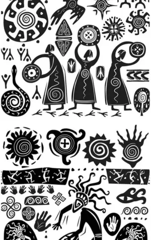 Ацтекское искусство символы индейские