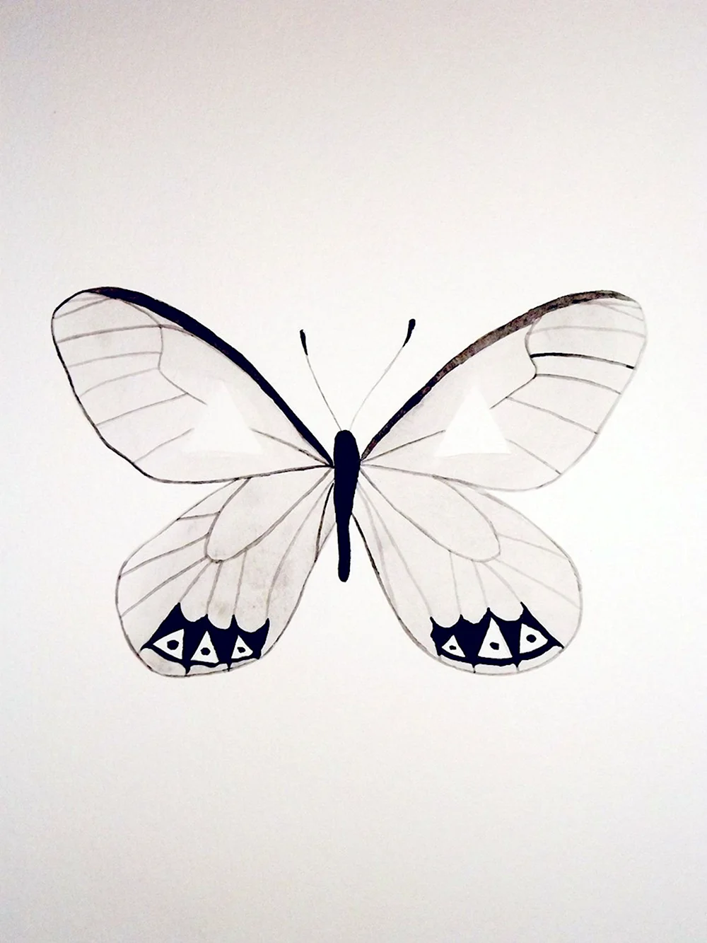 Бабочка Минимализм