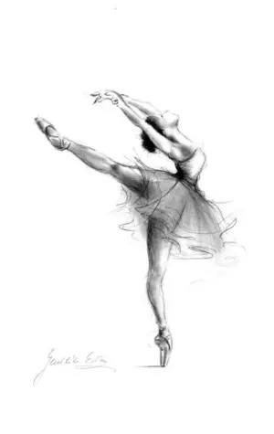 Балерина эскиз