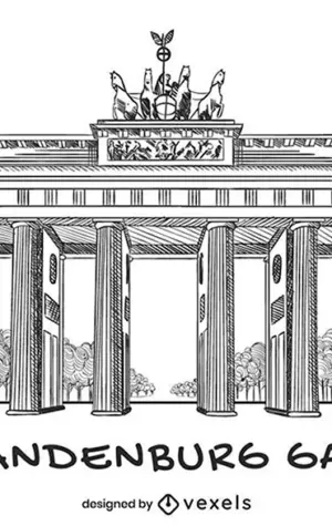 Бранденбургские ворота Берлин чертежи