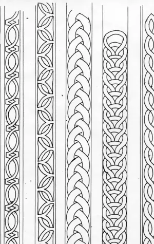 Древнерусский орнамент плетенка резьба