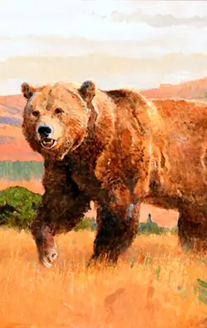 Эрик Цабель картина медведь