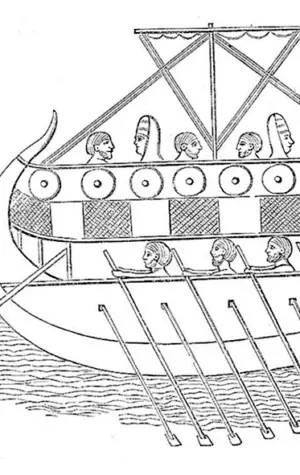 Финикийский корабль древнее изображение