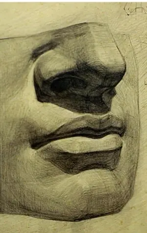 Гипсовый нос Академия художеств