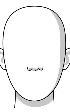 Голова без лица для рисования