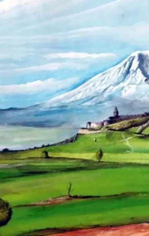 Гора Арарат Армения рисунок