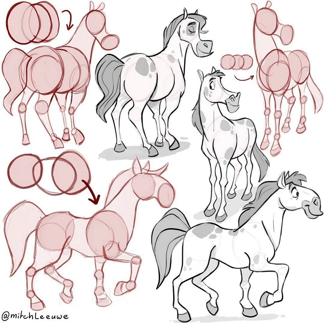 Идеи для рисования лошадей