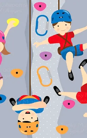 Иллюстрации скалолазания для детей