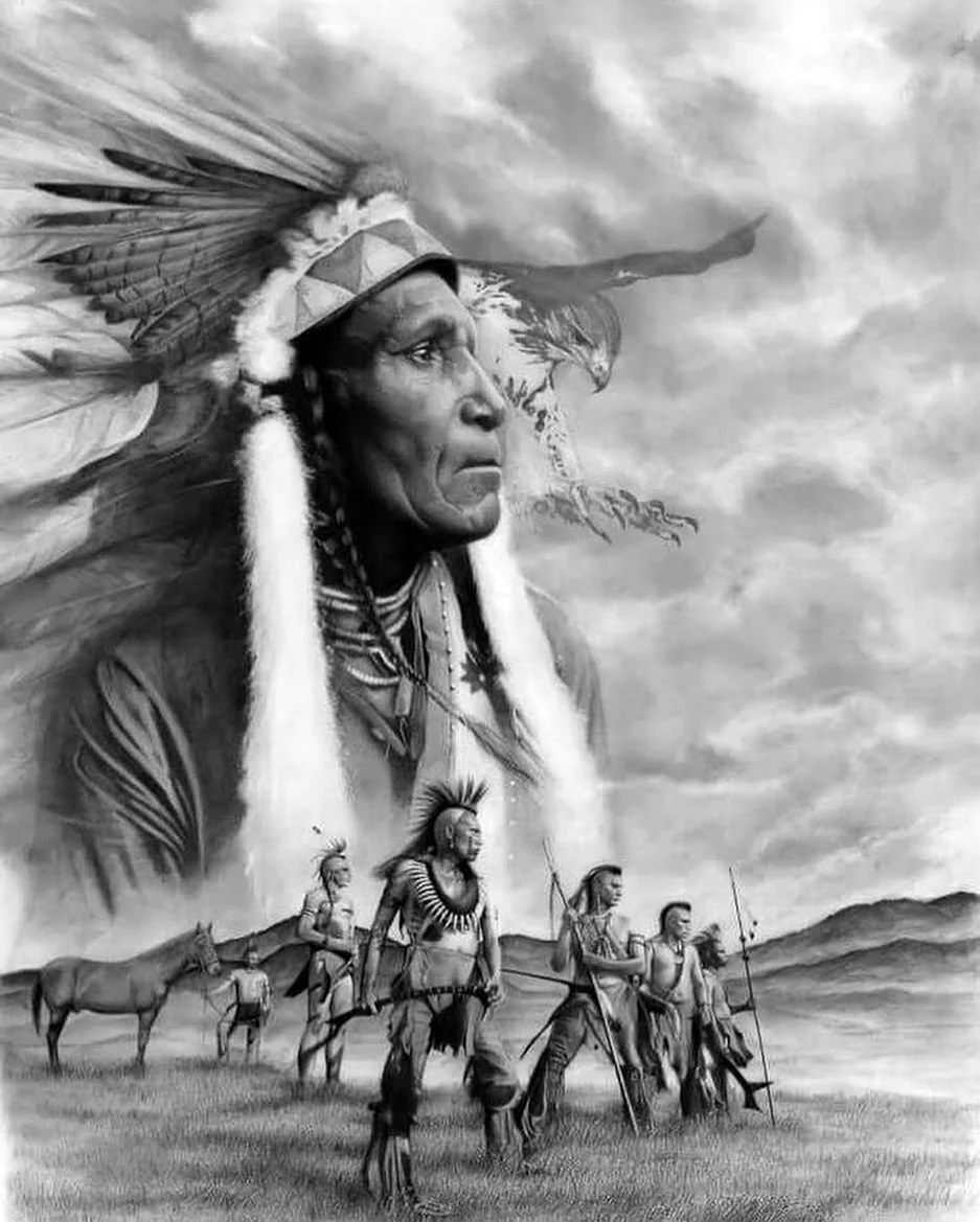 Индейцы Апачи войны карандаш