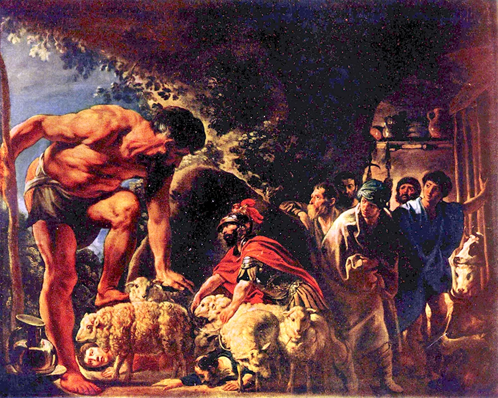 Йорданс Одиссей в пещере Полифема