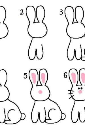 Как рисовать зайца