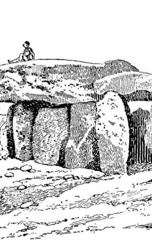Каминский дольмен иллюстрации