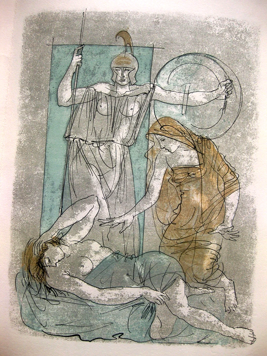 Ханс Эрни иллюстрации к Одиссее