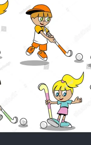 Хоккей на траве для детей мультяшки