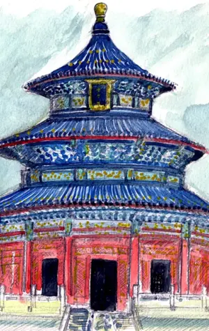 Китайская архитектуракитайская пагода храм неба в Пекине
