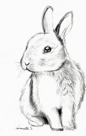 Кролик рисунок