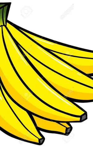 Нарисовать связку бананов