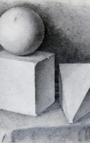 Натюрморт куб и шар