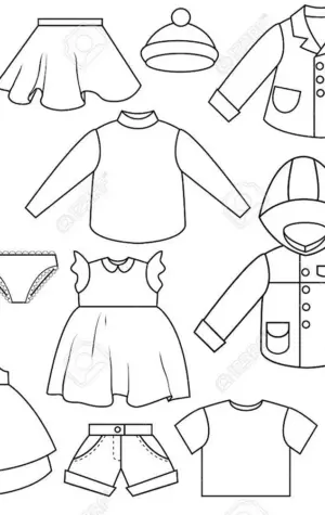 Одежда шаблоны для детей