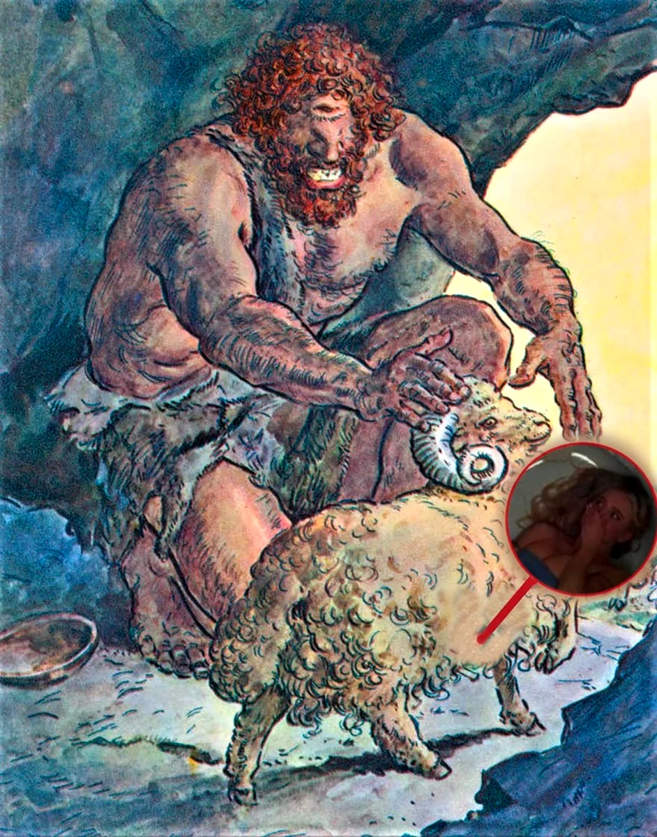 Одиссей и Циклоп Полифем