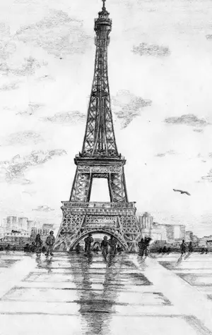 Париж карандашом