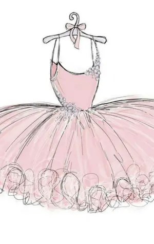 Платье балерины карандашом