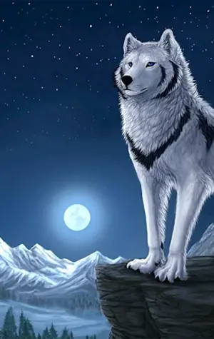 Полярный волк арт