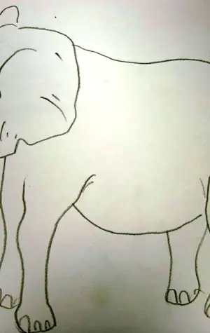 Рисование слона 4 класс