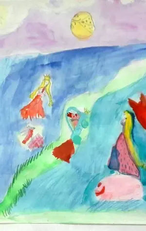 Рисунок к детской пьесе Чайковского