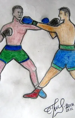 Рисунок на тему бокс