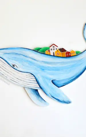 Рыба кит для детей