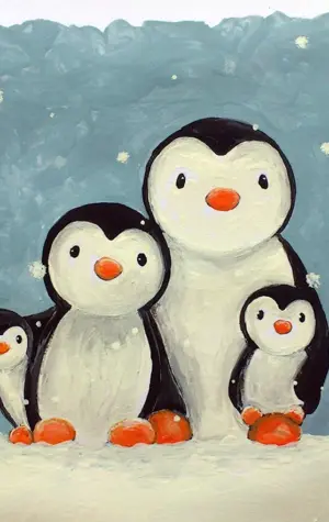 Семья пингвинчиков семья пингвинчиков