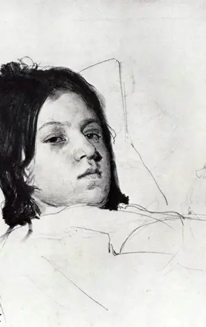 Серов автопортрет 1885