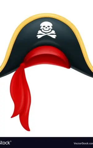 Шляпа пирата вектор