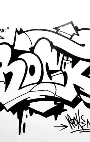 Скетчи граффити