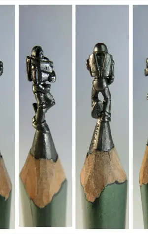 Скульптуры из грифеля карандаша