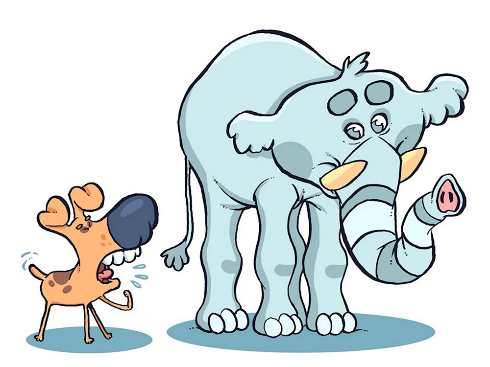 Слон и моська мультфильм