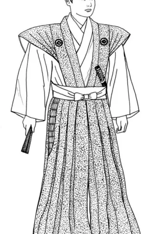 Традиционная одежда самураев эпохи Эдо